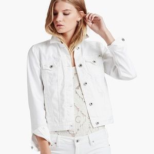 Lucky Brand White Denim Jacket